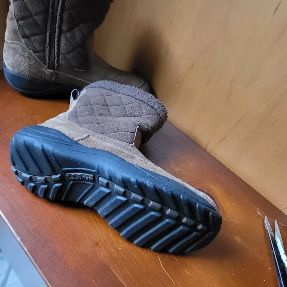 NEW LL Bean Suede Boots (NWOT)